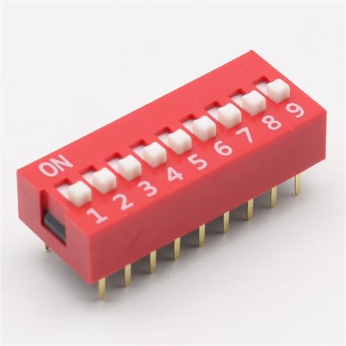 9P 9 Position DIP-Schalter 2,54 mm Pitch 2 18 Pin Slide DIP-Schalter 10 Stücke 9P 9 Position DIP-Schalter 2,54 mm Pitch 2 18 Pin Slide DIP-Schalter 10 Stücke von URUJAMOY