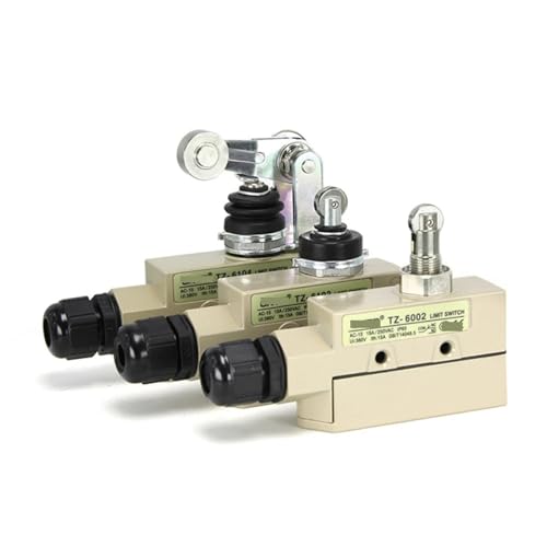 Horizontaler Endschalter der TZ-6-Serie NO NC 380 V Metallrollenkopf-Fahrschalter TZ-6001 TZ-6102 TZ-6104 1 Stück(TZ-6101) von URUJAMOY