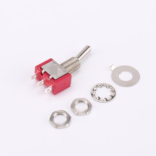Kleiner Kippschalter MTS-102A1 Wippschalter Drei Fuß Zwei Positionen 250V 3A 125V 6A Kippschalter 1St Kleiner Kippschalter MTS-102A1 Wippschalter Drei Fuß Zwei Positionen 250V 3A 125V 6A Kippschalter 1St von URUJAMOY