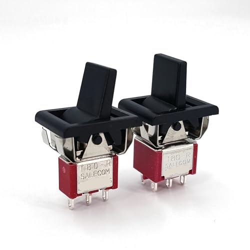 T80-R Serie Mini Paddel-Kippschalter Quadratisch Snap-in Panelmontage 5A/125VAC 1St(Brown) von URUJAMOY