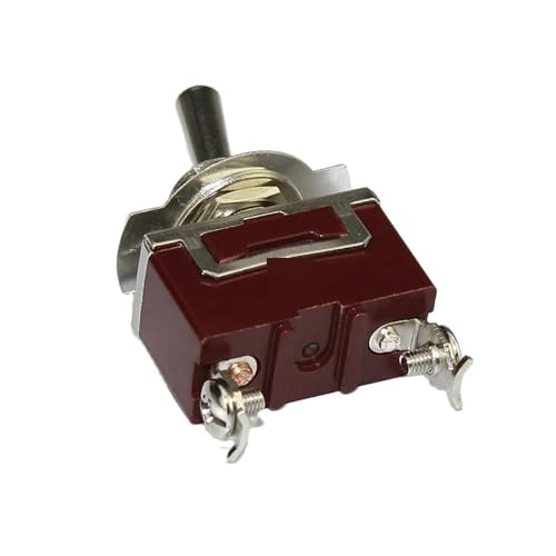 sourcing map 12V DC 30A 2 Pin SPST Kippschalter Rastend/Momentan Ein Aus 1Stk(Beige) von URUJAMOY