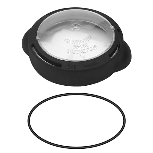 URYKEC SPX5500D Siebabdeckung, SPX5500D Pumpendeckel Ersatz mit O-Ring, für Hayward Power Flo Matrix SP1590 Pumpenserie, Schwarz von URYKEC