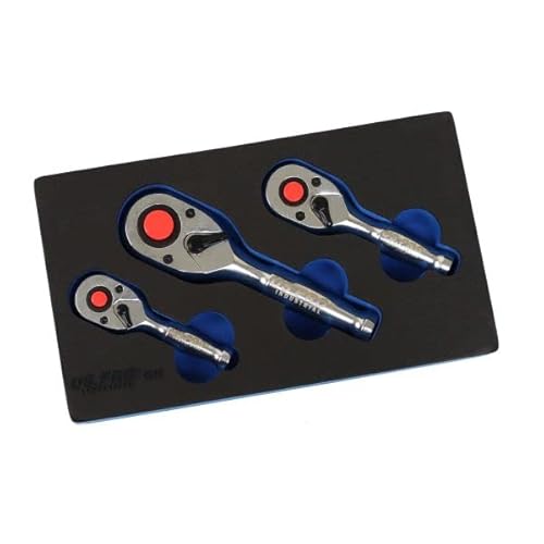 Stubby Steckschlüssel-Set, kurz, 90 Zähne, wendbar, 1/4 Zoll, 3/8 Zoll, 1/2 Zoll Stubby Steckschlüssel-Set, kurz, 90 Zähne, wendbar, 1/4 Zoll, 3/8 Zoll, 1/2 Zoll von US PRO INDUSTRIAL