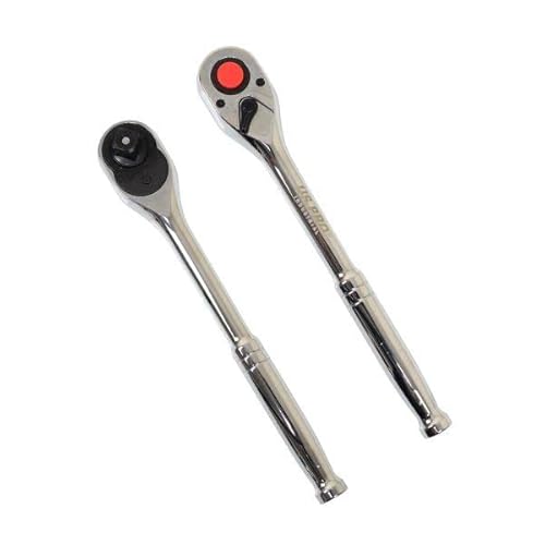 US PRO INDUSTRIAL 1/2 Zoll Antrieb 90T Ratsche mit geradem Metallgriff 4227 von US PRO INDUSTRIAL