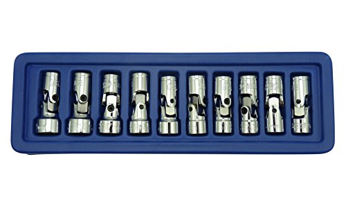 Gelenknüsse Kardangelenk Einsätze 10-tlg. Steckschlüssel Satz Set Werkzeug 3/8" von US PRO