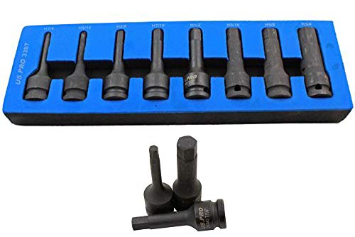 Grehge SAE/Imperial AF Hex/Allen Key Impact Bit Set 78mm 3387 Grehge SAE/Imperial AF Hex/Allen Key Impact Bit Set 78mm 3387 von US PRO