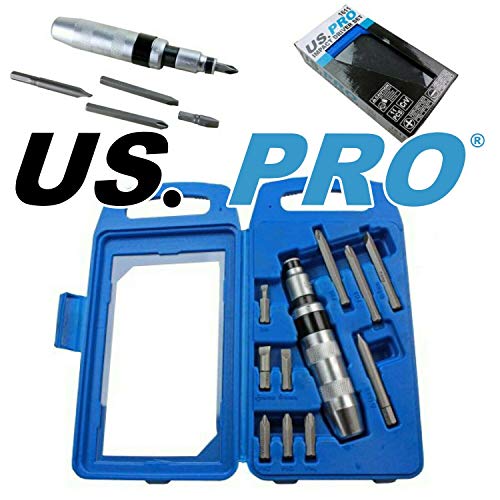 US PRO Hand-Schlagschrauber-Set Adapter-Bit-Set Schwerlast-Antriebshammer 1611 von US PRO