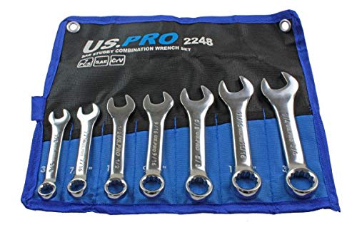US PRO SAE Stubby Ringmaulschlüsselsatz von US PRO
