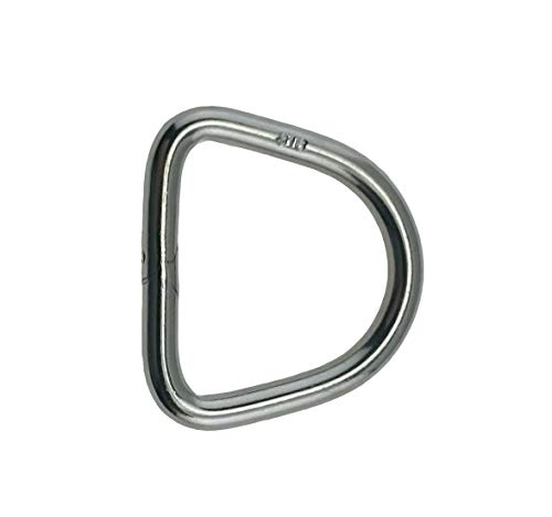 US Stainless Edelstahl 316 D-Ring geschweißt 8 mm x 80 mm US Stainless Edelstahl 316 D-Ring geschweißt 8 mm x 80 mm von US Stainless