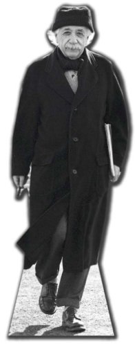 US-Way e.K. Pappaufsteller Albert Einstein Aufsteller Standup Figur Kinoaufsteller Pappfigur Cardboard Lebensgroß Life-Size Standup von US-Way e.K.