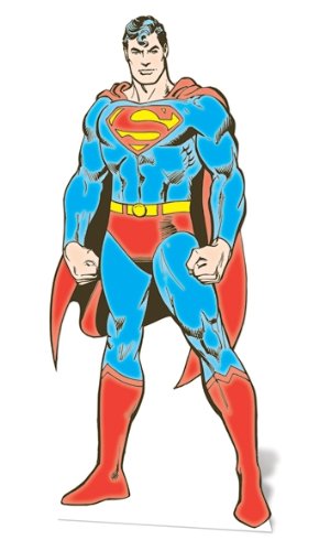 US-Way e.K. Pappaufsteller Superman - DC Comics Aufsteller Standup Figur Kinoaufsteller Pappfigur Cardboard Lebensgroß Life-Size Standup von US-Way e.K.