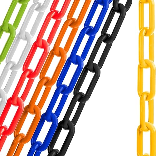 US Weight Sicherheitskette aus Kunststoff, 5,1 cm x 15,7 m, Blau. SunShield-UV-beständige Technologie von US Weight