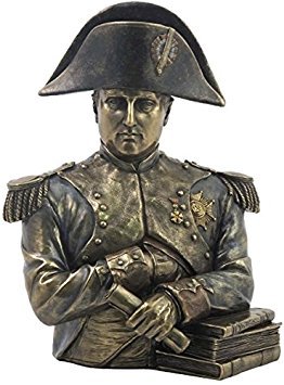 24,8 cm Napoleon Bonaparte kalt gegossen Bronze Büste Figur von Unbekannt