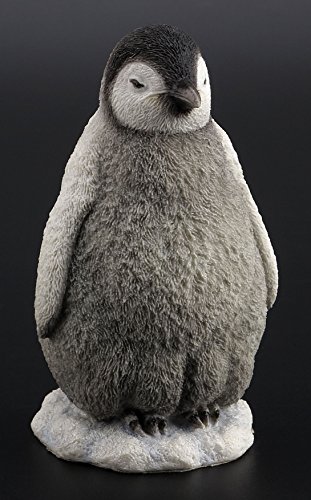 US Dekofigur Baby-Pinguin, stehend, 12 cm, Grau und Weiß von US