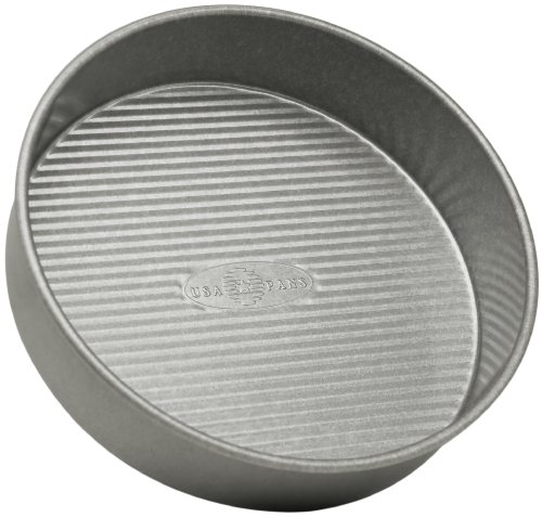 22,9 cm rund, Set/2 9-Inch Round Aus aluminiertem Stahl von USA Pan