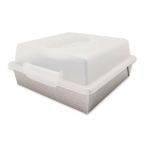 USA Pan Bakeware Antihaft-Pfanne Quadratische Pfanne mit Deckel, 22,9 cm 9-Inch von USA Pan