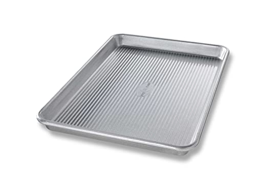 USA Pan Bakeware Quarter Sheet Pan, Warp Resistant Nonstick Backblech, Made in den USA aus Aluminium Stahl von USA Pan