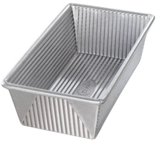 USA Pfanne Bakeware aluminisierten Stahl 1 Pfund Backen 1 1/4 pound loaf silber von USA Pan