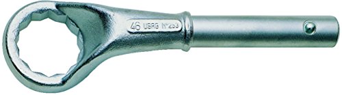 USAG 253 65 Einfacher verkröpfter Ringschlüssel (schwere Ausführung) U02530011 von USAG