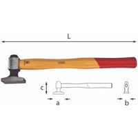 Usag - 414 290 mm Flachkopfhammer mit Hickorystiel a U04140001 Usag - 414 290 mm Flachkopfhammer mit Hickorystiel a U04140001 von USAG