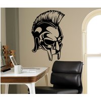 Gladiator Helm Wand Aufkleber Vinyl Spartan Legionnaire Kunst Dekor Home Interior Room Custom Design Fenster Schlafzimmer Ideen 10(Spt von USAmadeproducts