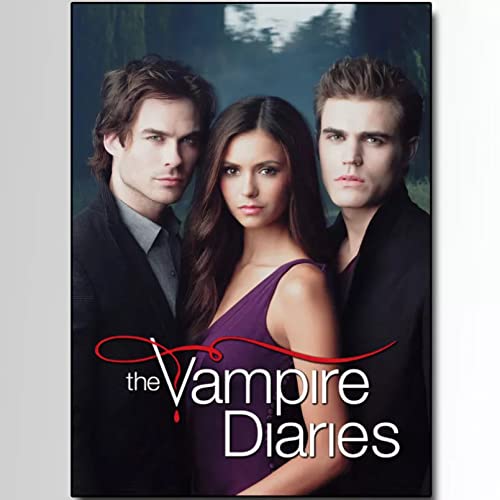 USCMN 5d voller diamant malerei die vampire diaries bild diamant stickerei dekoration kreuzstich nicht falten leinwand handwerk-40x50cm von USCMN