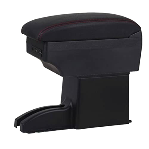 Auto-Armlehnenbox Auto-Mittelkonsolen-Aufbewahrungsbox Zubehör Mit USB Für Lada Für Niva Für Radaniva Mittelkonsole Aufbewahrungsbox (Farbe : A1 No USB) von USDGIW