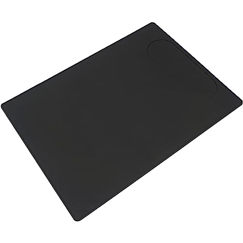 USEAMIE Kaffeemaschinenmatte, Silikon Matte Unter Kaffeemaschine mit Lippe, Automatische und halbautomatische Kaffeemaschinen Espresso Zubehör, Multifunktionale Gummimatte (48 x 35cm) von USEAMIE