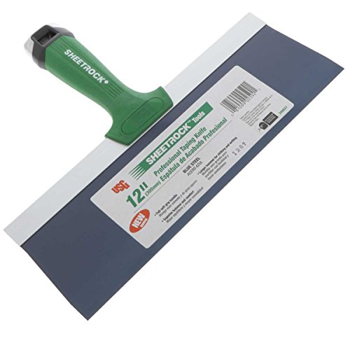 USG Sheetrock Pro Trockenbau-Messer, blauer Stahl mit weichem Griff und Hammerende, Klinge, 30,5 cm (12 Zoll) von Sheetrock