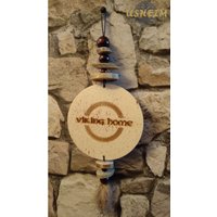 Türschild Nr.3 Wanddeko Viking Home Mittelalter Brandmalerei Pyrografie Nordisch Odin Thor Wikinger Vikings von USHEIM