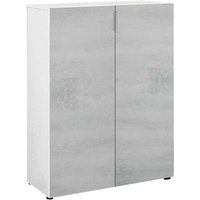 Usinestreet - Mehrzweck-Kabinett Olathe, Beistellschrank mit 2 Türen, Niedriger Schuhschrank mit 6 Regalen, Niedriger Schuhschrank, cm 70x36h103, Usinestreet - Mehrzweck-Kabinett Olathe, Beistellschrank mit 2 Türen, Niedriger Schuhschrank mit 6 Regalen, Niedriger Schuhschrank, cm 70x36h103, von USINESTREET