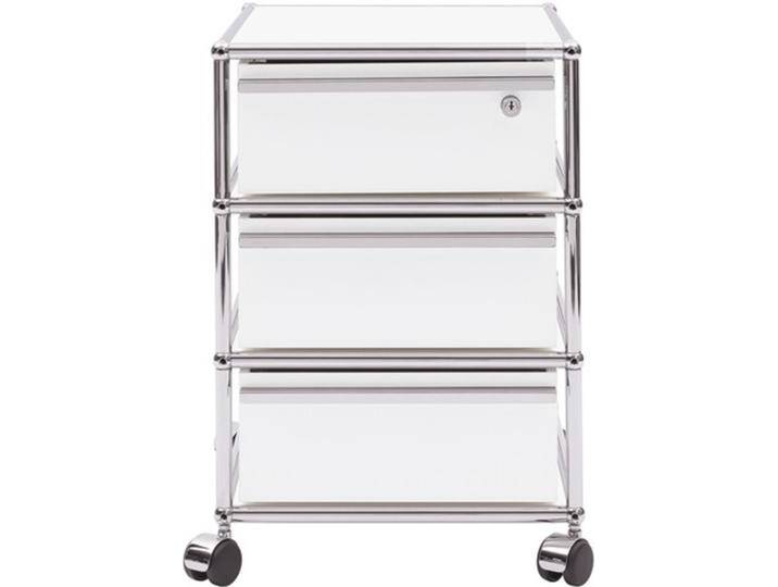 USM Container weiß, Designer Prof. Fritz Haller, 61x42x53 cm von USM-Haller