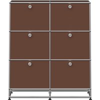 USM Haller - Highboard 2x3 6 Klappen und Sockel von USM Haller