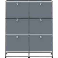 USM Haller - Highboard 2x3 6 Klappen und Sockel von USM Haller