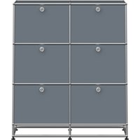 USM Haller - Highboard 2x3 6 Klappen und Sockel von USM Haller
