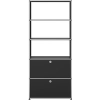 USM Haller - Regal 1x5 2 Klappen Unten von USM Haller