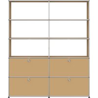 USM Haller - Regal 2x5 4 Klappen und 6 Fächer von USM Haller