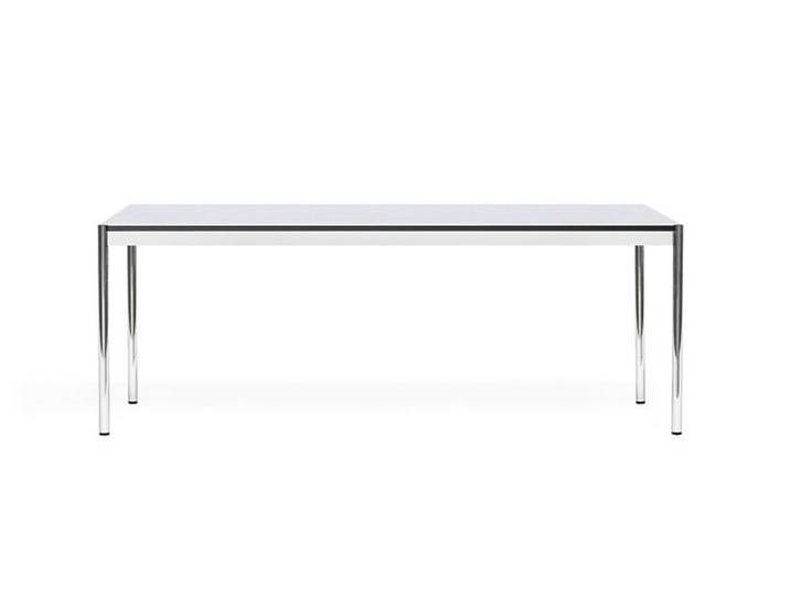 USM Home Office Schreibtisch grau, Designer Prof. Fritz Haller, 74x200x100 cm von USM-Haller