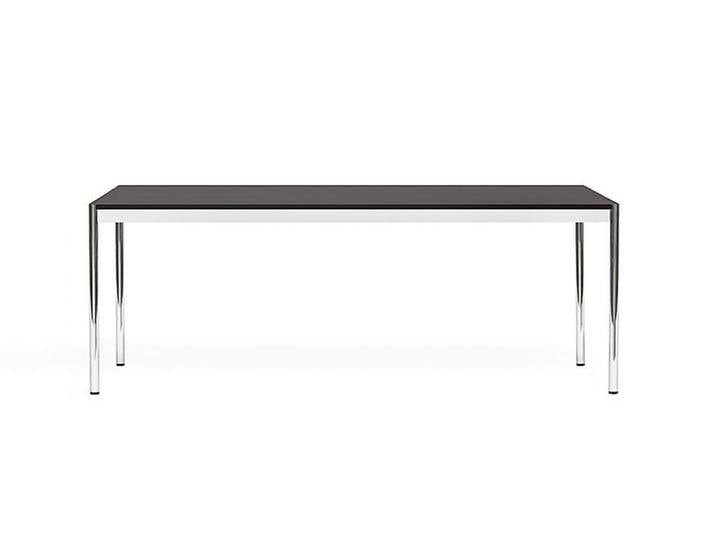 USM Homeoffice Schreibtisch braun, Designer Prof. Fritz Haller, 74x200x100 cm von USM-Haller