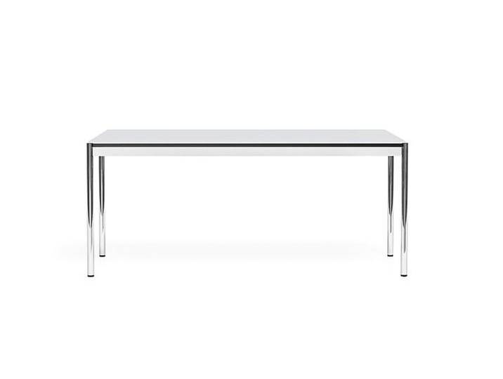 USM Homeoffice Schreibtisch grau, Designer Prof. Fritz Haller, 74x175x100 cm von USM-Haller