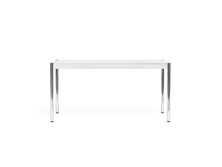 USM Homeoffice Schreibtisch weiß, Designer Prof. Fritz Haller, 74x150x75 cm von USM-Haller