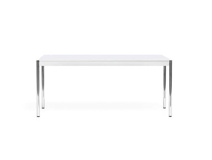 USM Homeoffice Schreibtisch weiß, Designer Prof. Fritz Haller, 74x175x100 cm von USM-Haller