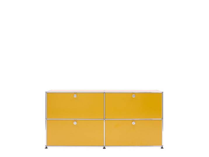 USM Kommode gelb, Designer Prof. Fritz Haller, 74x153x38 cm von USM-Haller