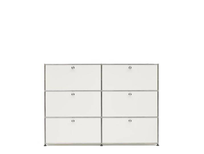 USM Kommode weiß, Designer Prof. Fritz Haller, 109x153x38 cm von USM-Haller