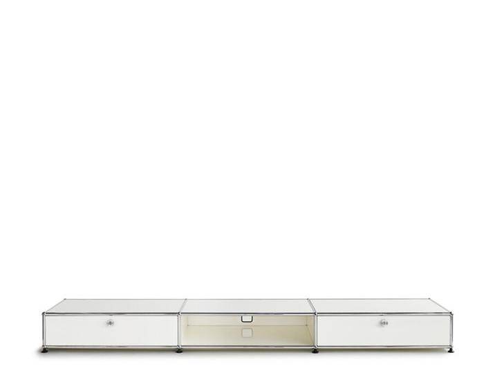 USM Kommode weiß, Designer Prof. Fritz Haller, 21.5x228x38 cm von USM-Haller