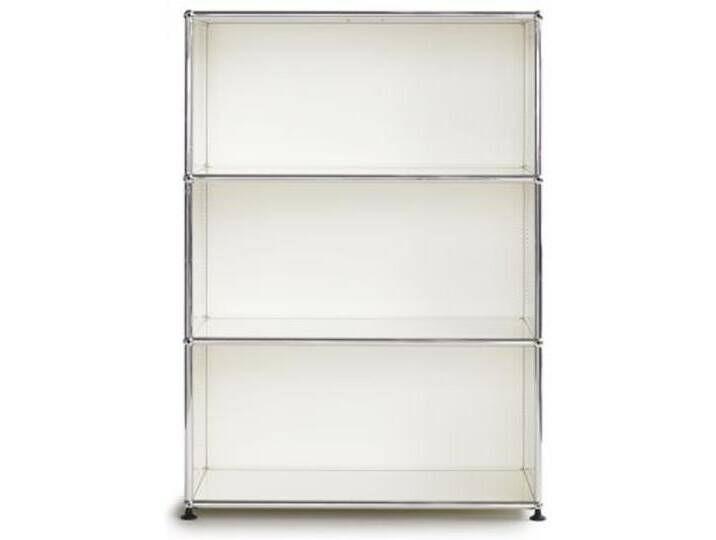 USM Regal reinweiß, Designer Prof. Fritz Haller, 109x78x38 cm von USM-Haller