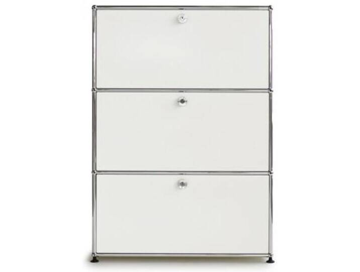 USM Regal reinweiß, Designer Prof. Fritz Haller, 109x78x38 cm von USM-Haller