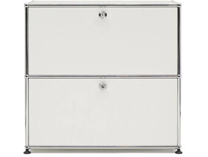 USM Regal reinweiß, Designer Prof. Fritz Haller, 74x78x38 cm von USM-Haller