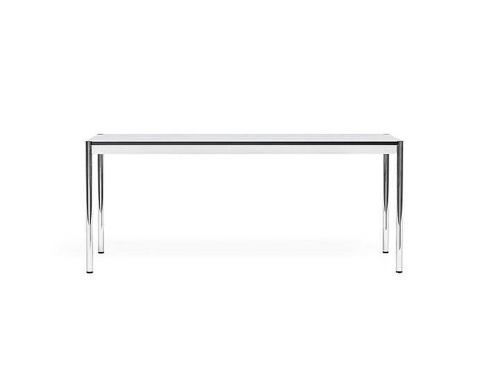 USM Schreibtisch perlgrau, Designer Prof. Fritz Haller, 74x175x75 cm von USM-Haller
