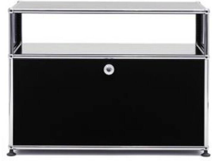 USM Sideboard graphitschwarz, Designer Prof. Fritz Haller, 56.5x78x38 cm von USM-Haller